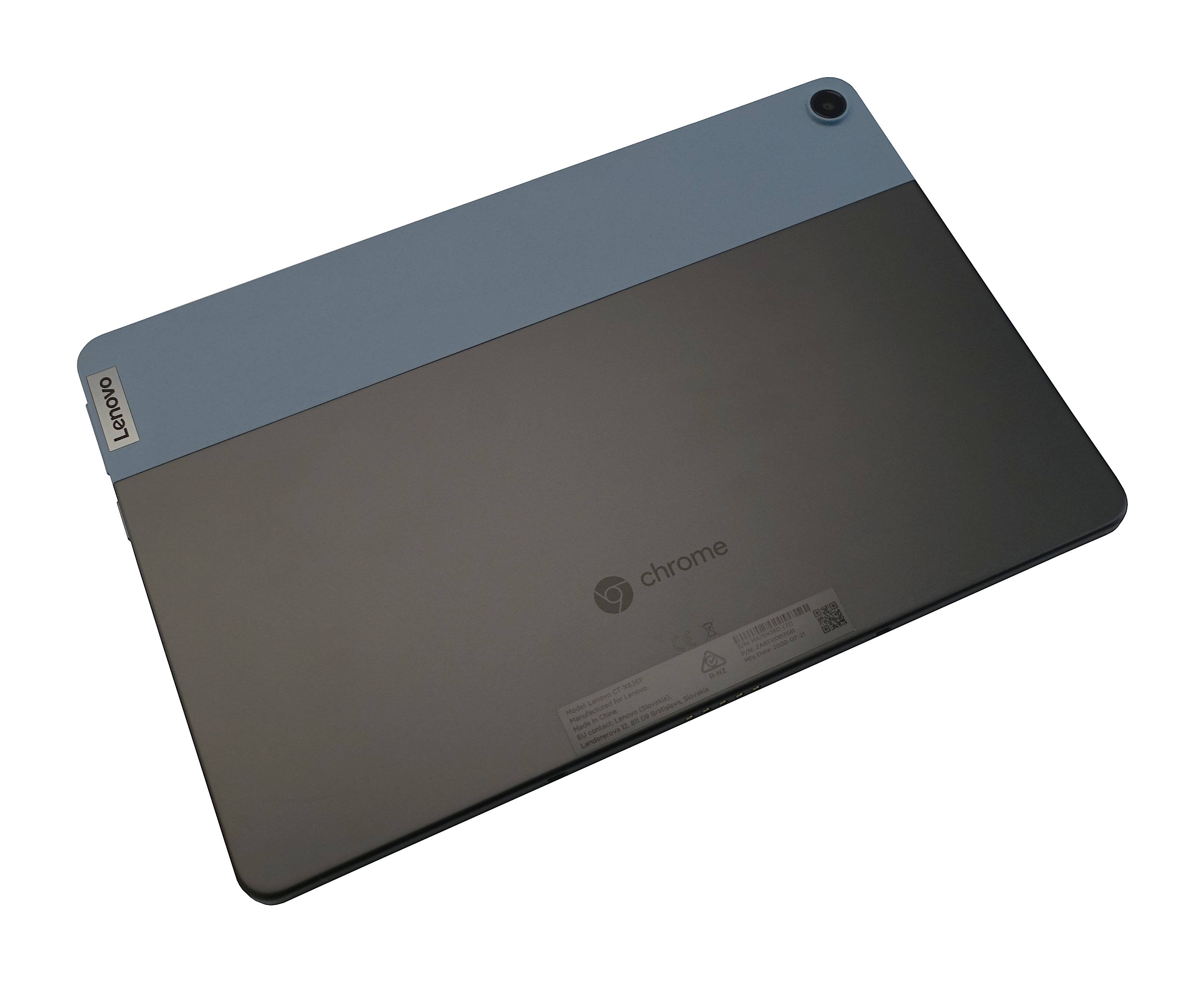 Lenovo IdeaPad Duet Chromebook, 10.1", 128GB, ChromeOS, Blue/Grey, CT-X636F
