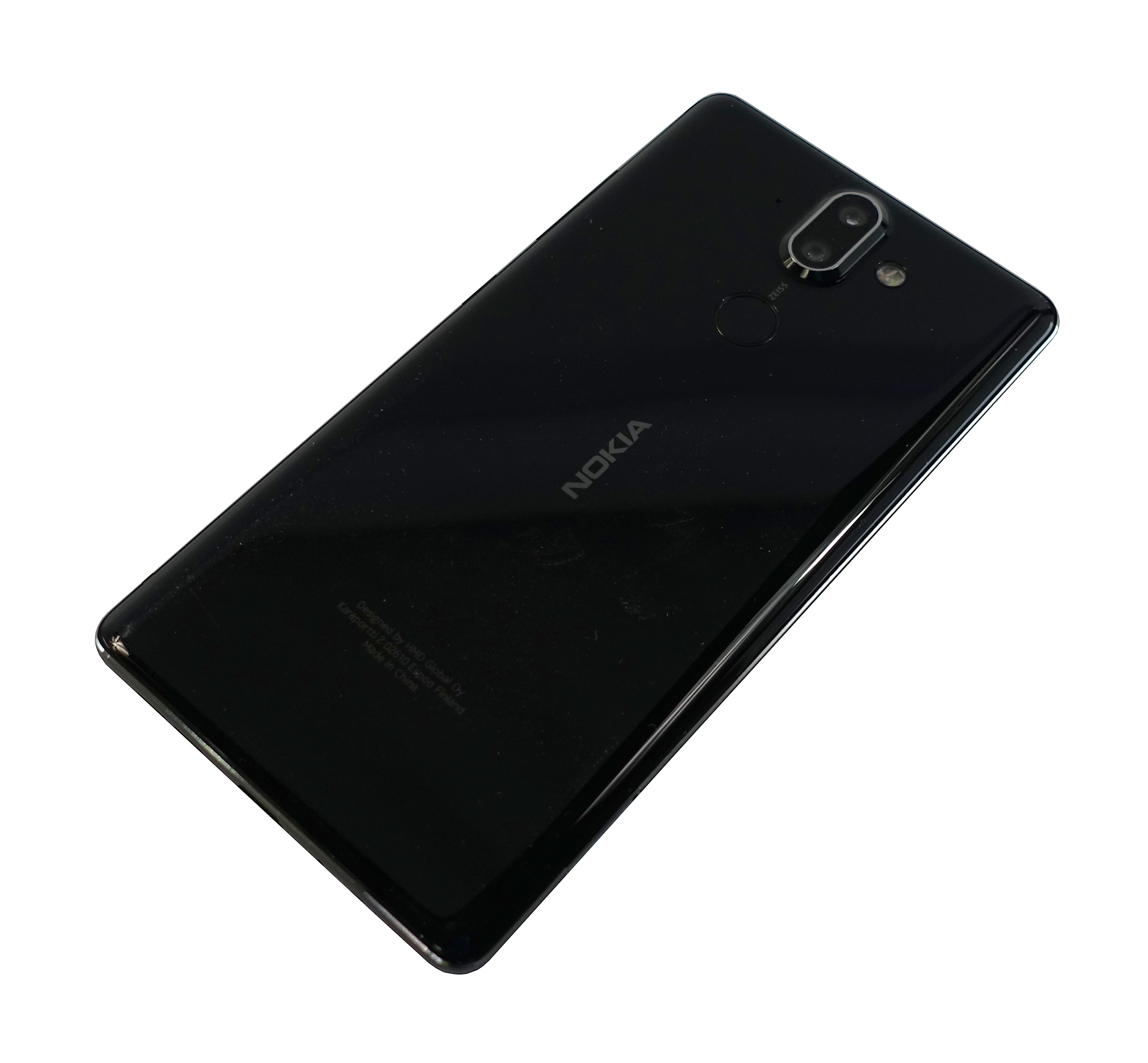 Nokia 8 Sirocco Smartphone, 5.5", 64GB, WiFi, Network Unlocked, Black, TA-1005
