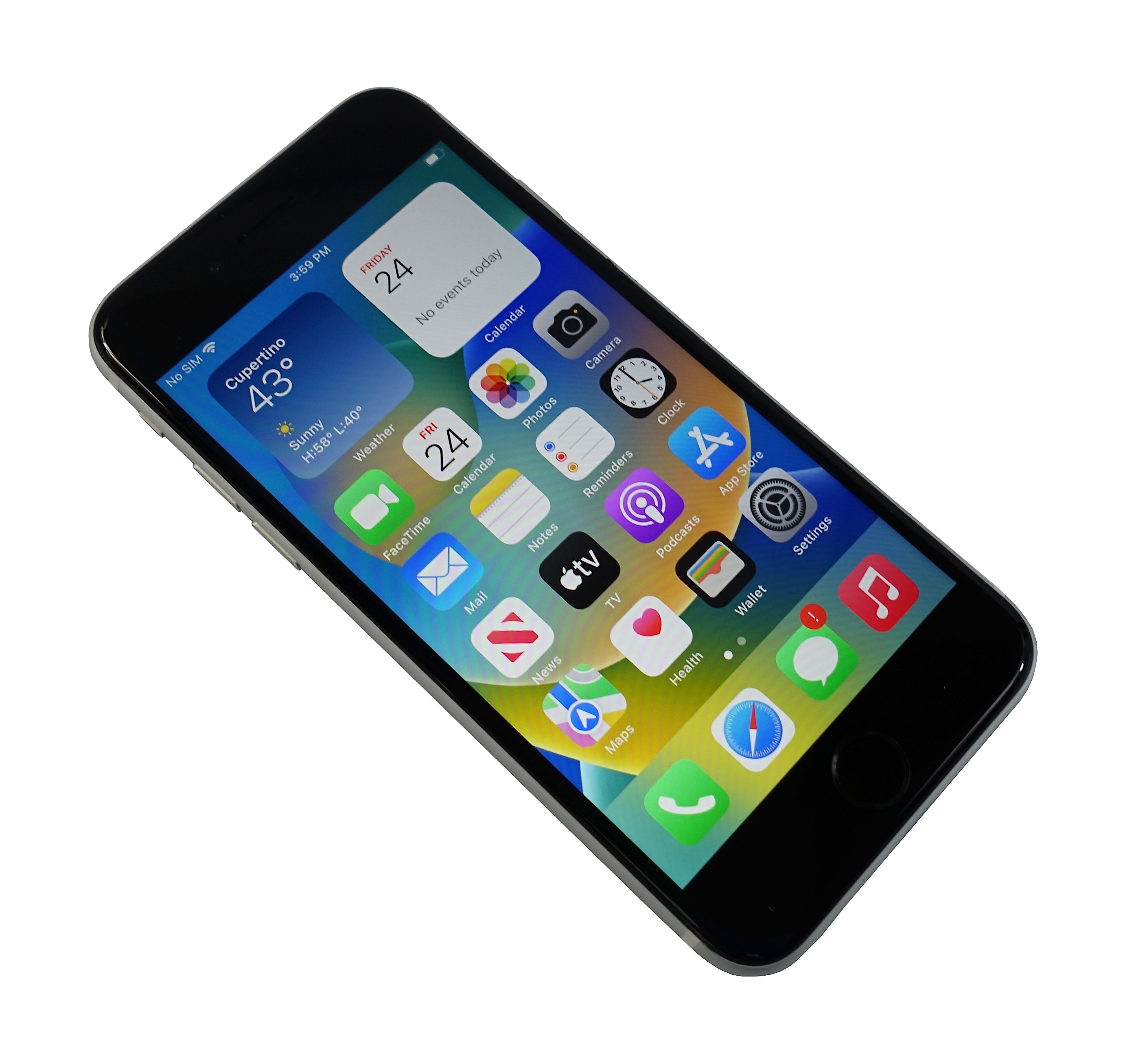 Apple iPhone SE 2nd Generation, 64GB, Network Unlocked, White, A2296