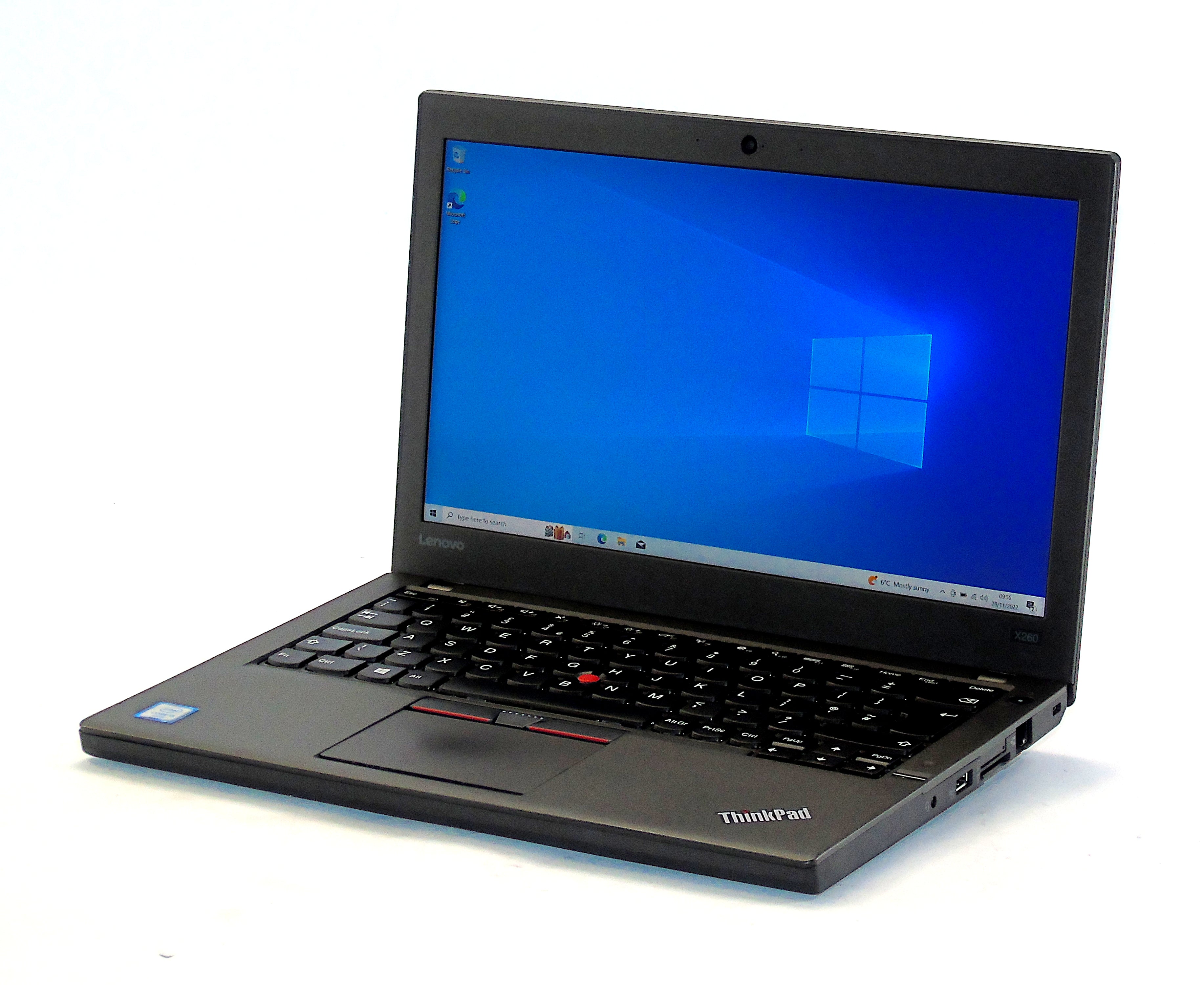 Lenovo ThinkPad X260 Laptop, 12.5" i5 6th Gen, 8GB RAM, 256GB SSD