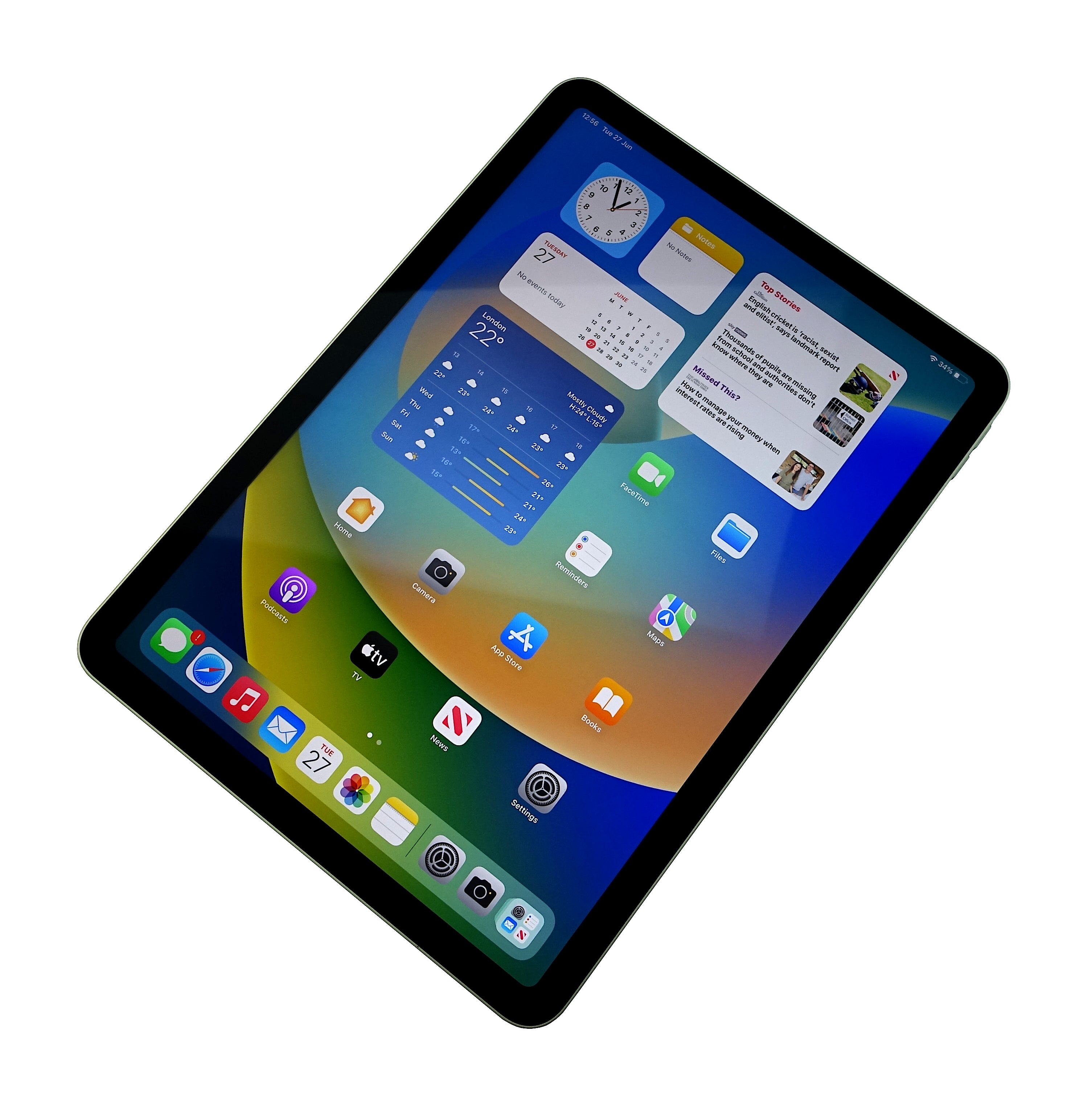 Apple iPad Air 4th Generation Tablet, 10.9", 64GB, WiFi, Green, A2316