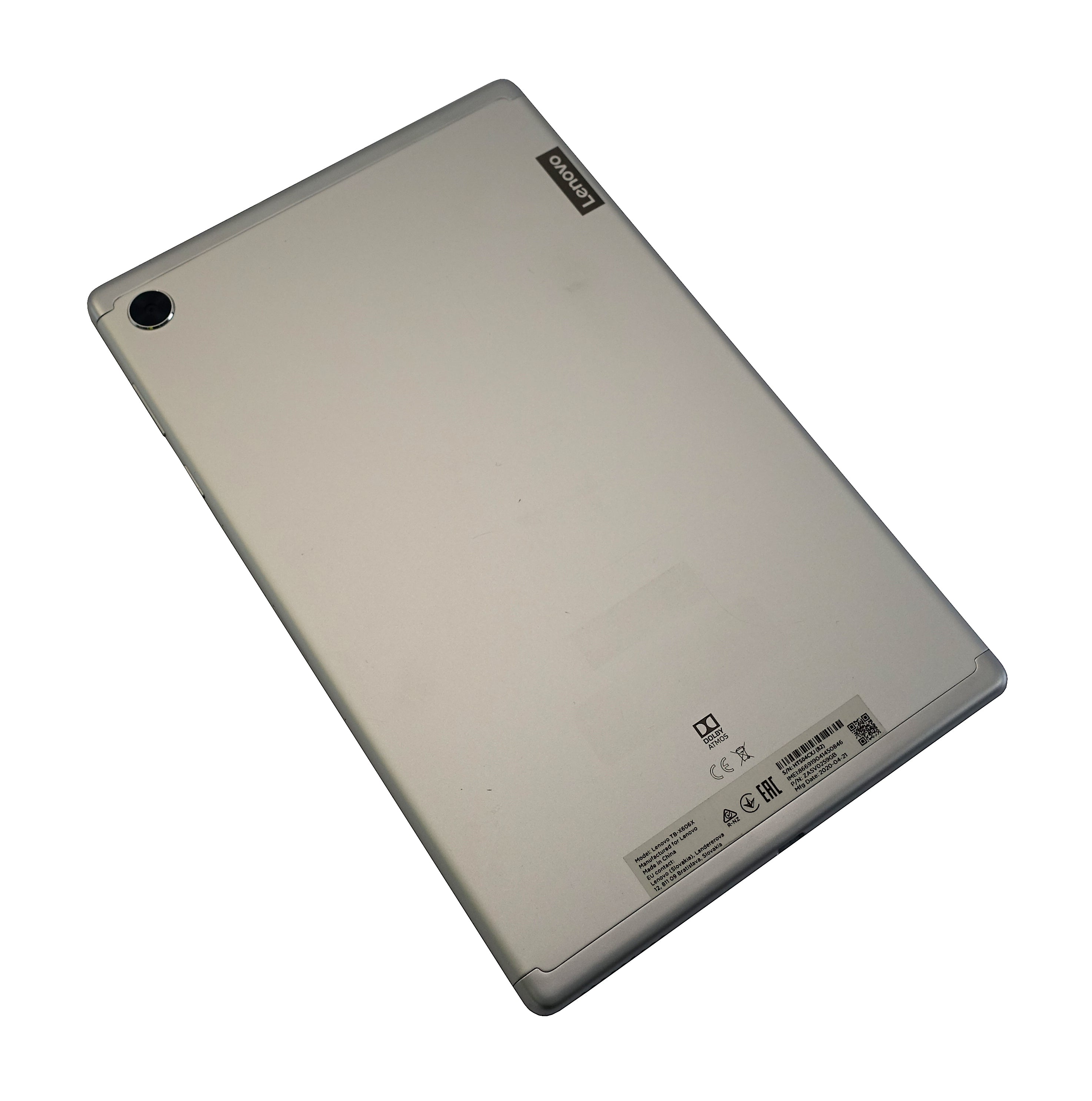 Lenovo Tab M10 FHD Plus 10.3" Tablet, 128GB, WiFi/4G, Silver, TB-X606X