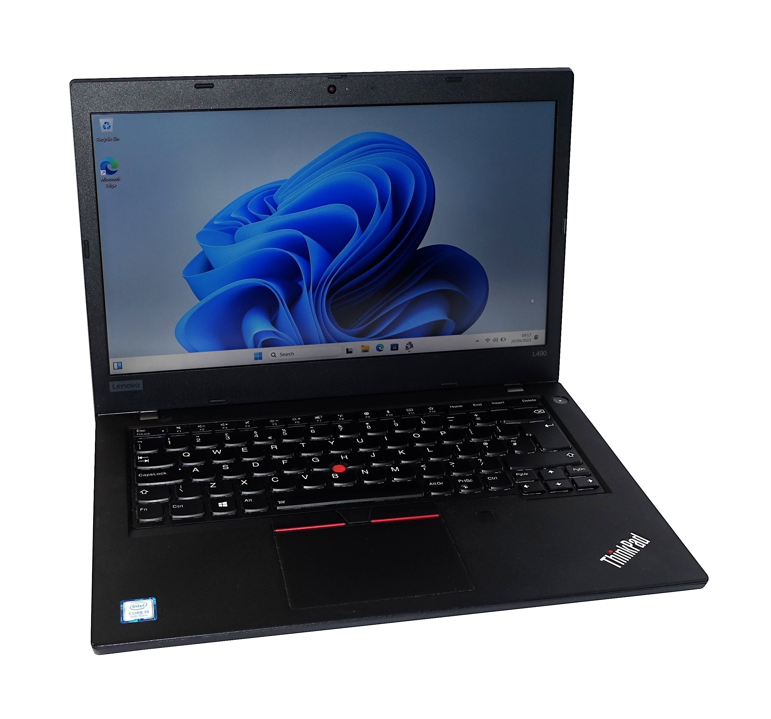 Lenovo ThinkPad L490 Laptop, 14" Core i5 8th Gen, 8GB RAM, 256GB SSD