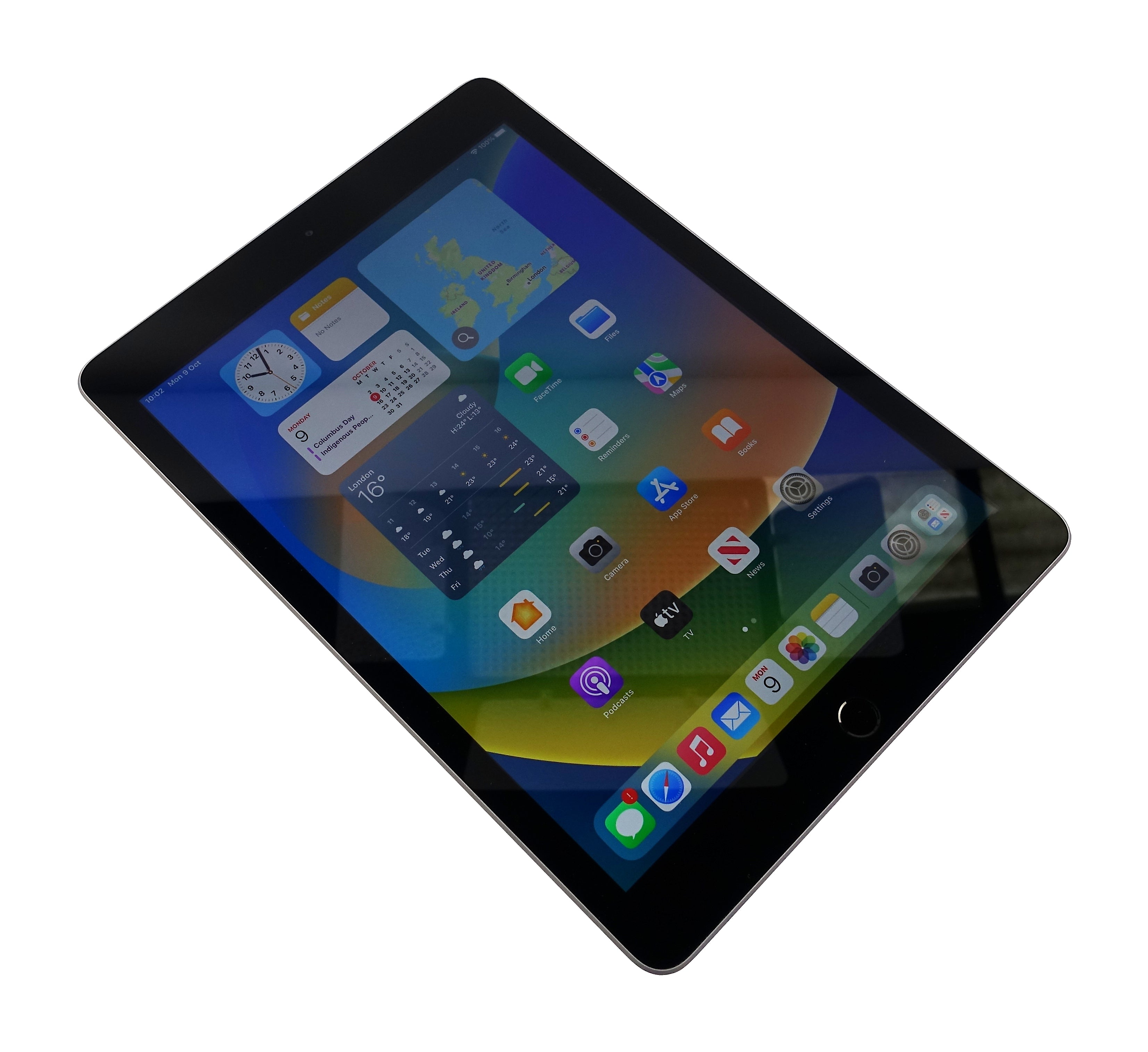 Apple iPad 5th Generation Tablet, 128GB, WiFi, Space Grey, A1822