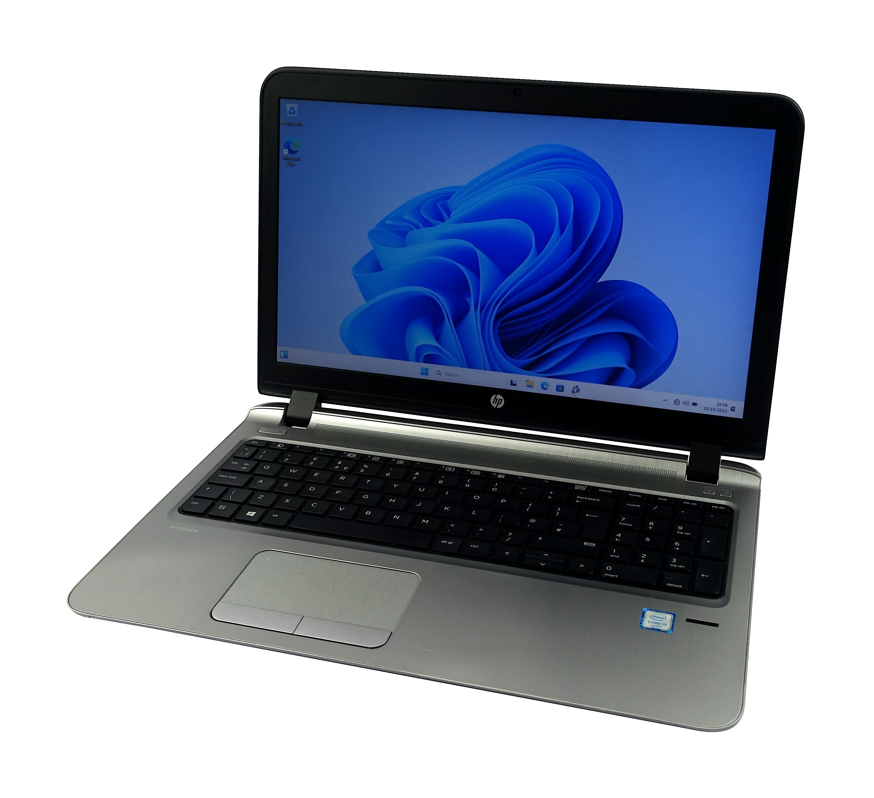 HP ProBook 450 G3 Laptop, 15.5" Core i3 6th Gen, 8GB RAM, 256GB SSD