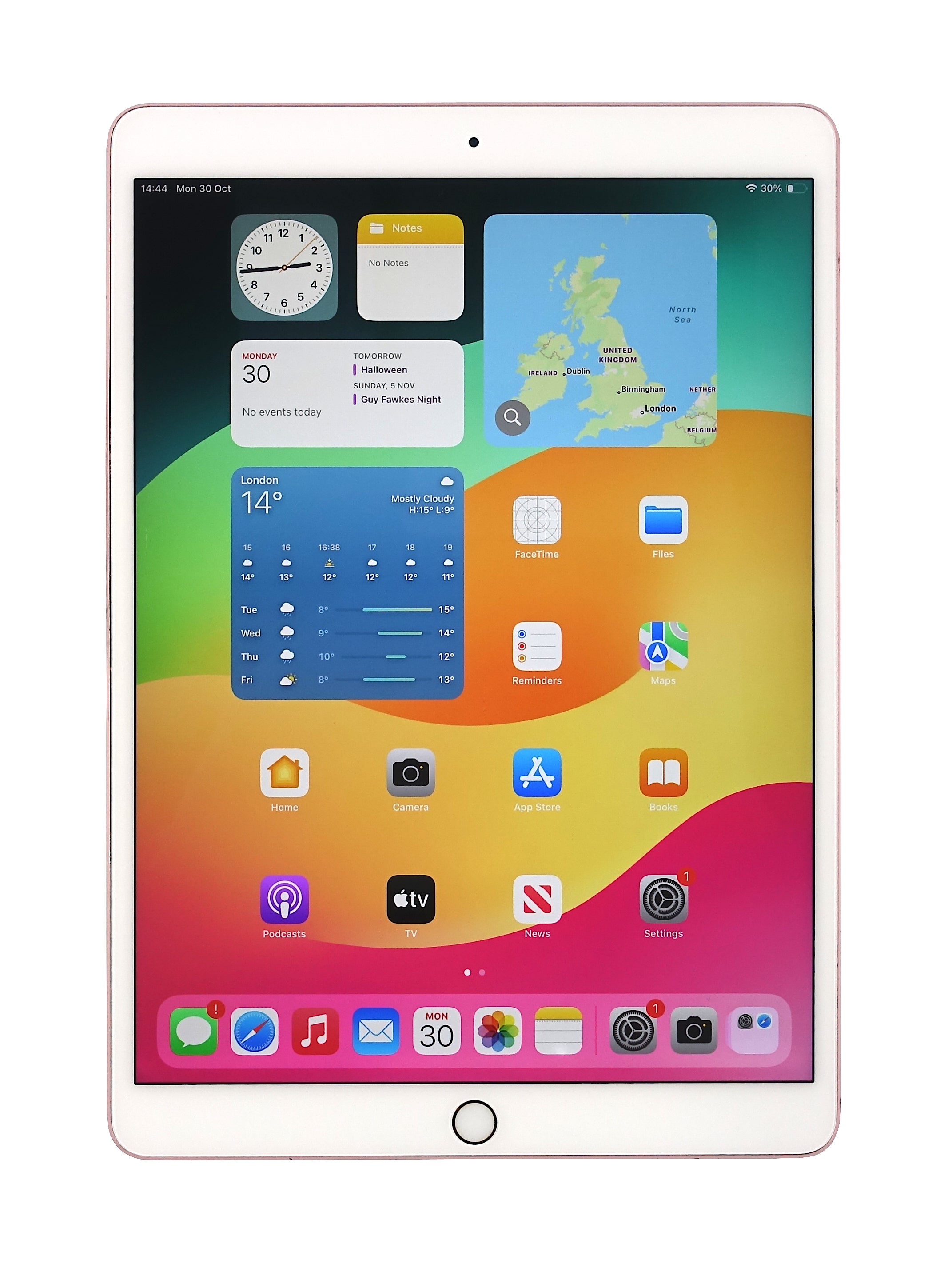 Apple iPad Pro 1st Generation Tablet, 256GB, WiFi, Rose Gold, A1701