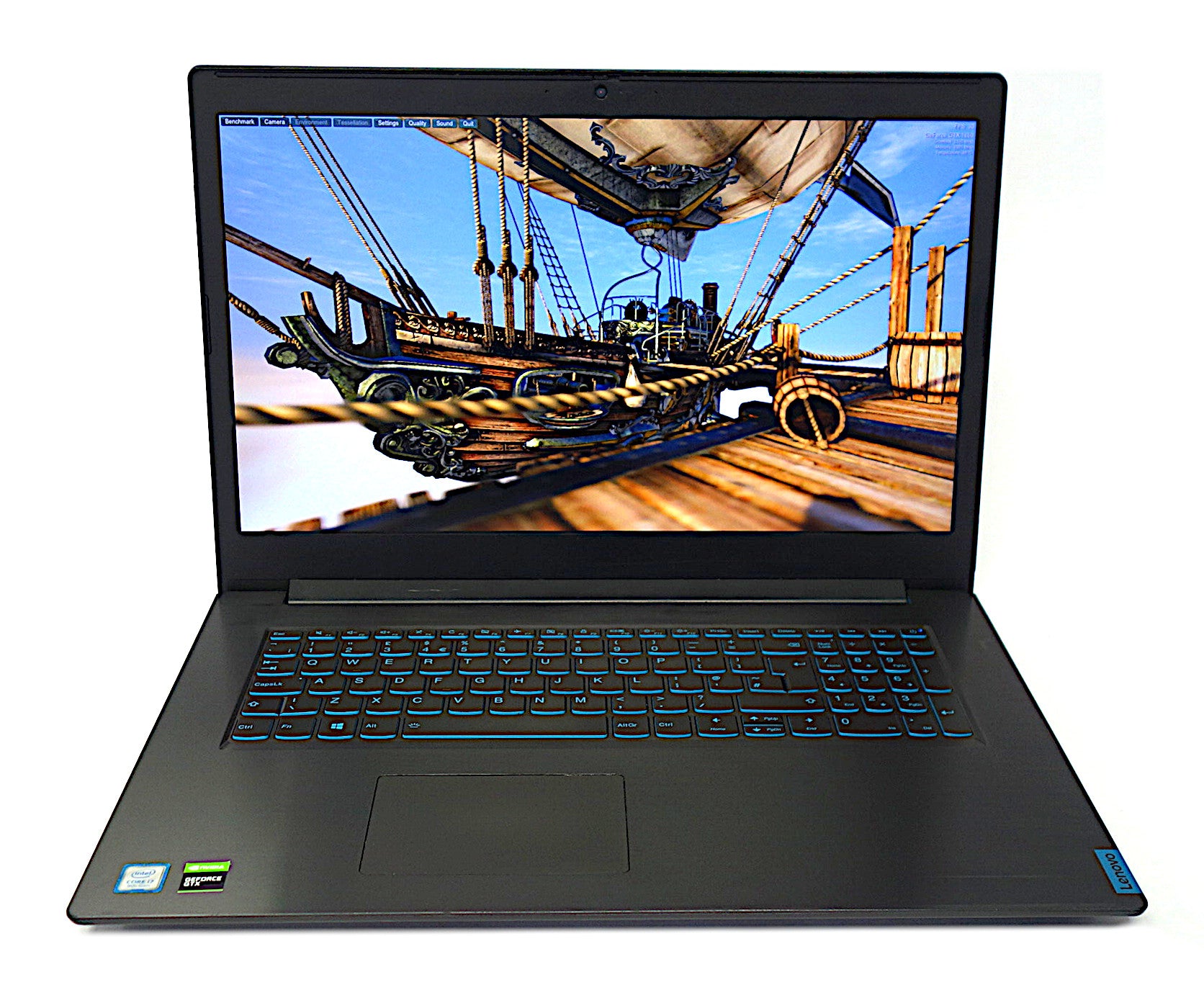 Lenovo L340 Gaming Laptop, 17.3" i7 9th Gen, 16GB RAM, 512GB SSD, GTX1650 Win 11