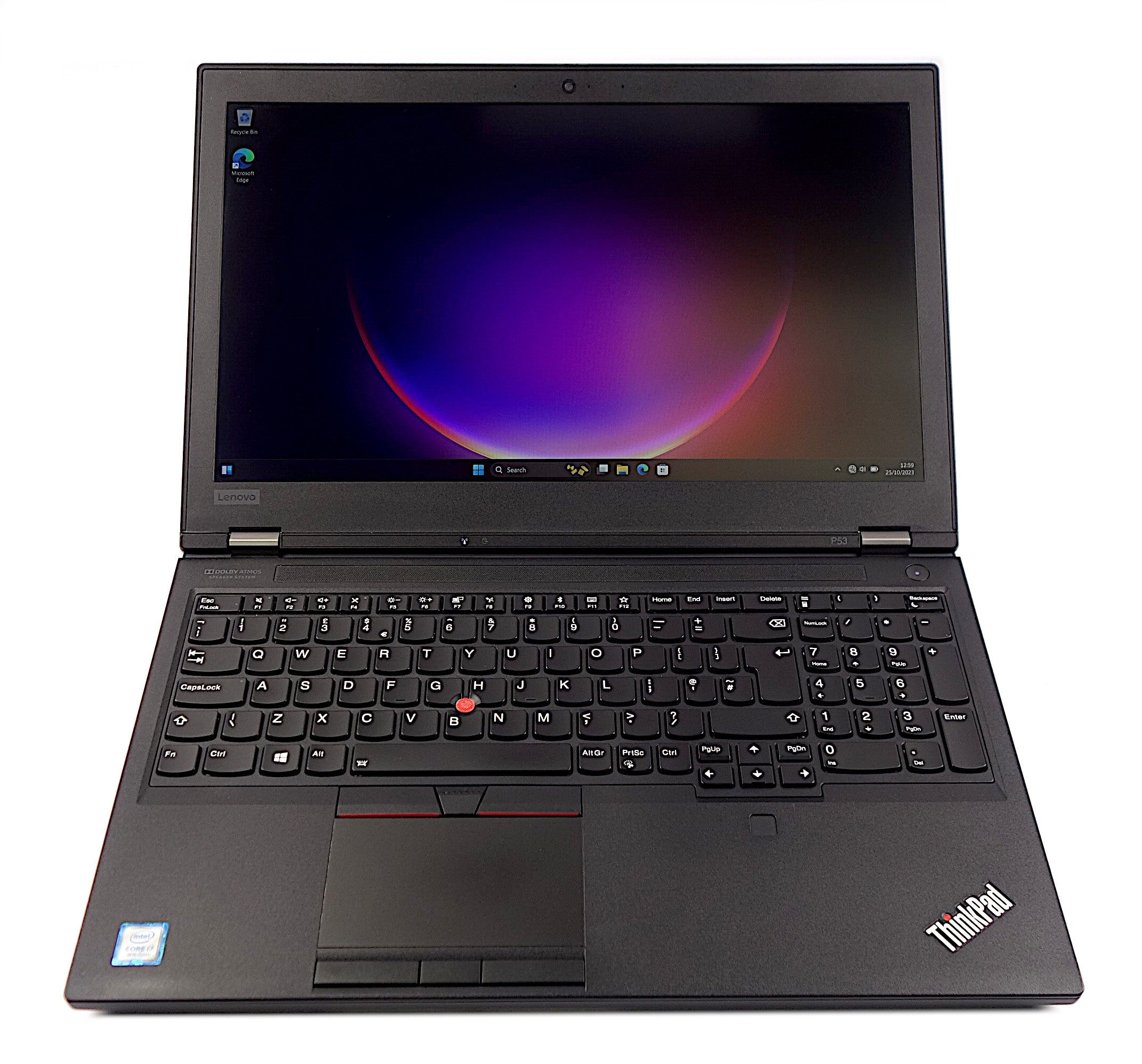 Lenovo ThinkPad P53 Laptop, 15.6" i7 9th Gen, 16GB RAM, 500GB SSD