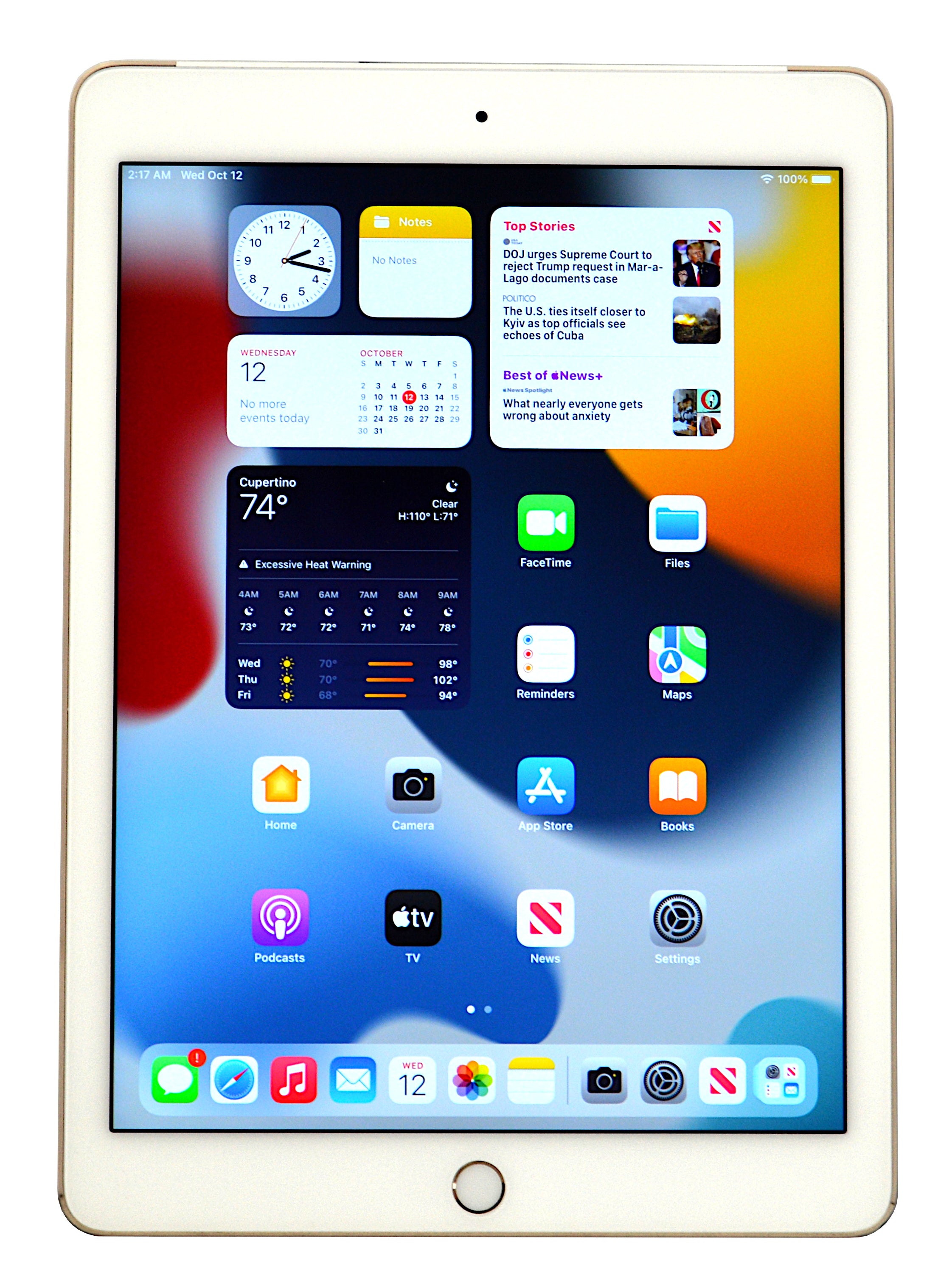 Apple iPad Air 2 Tablet, 16GB, WiFi + GSM, Gold, A1567