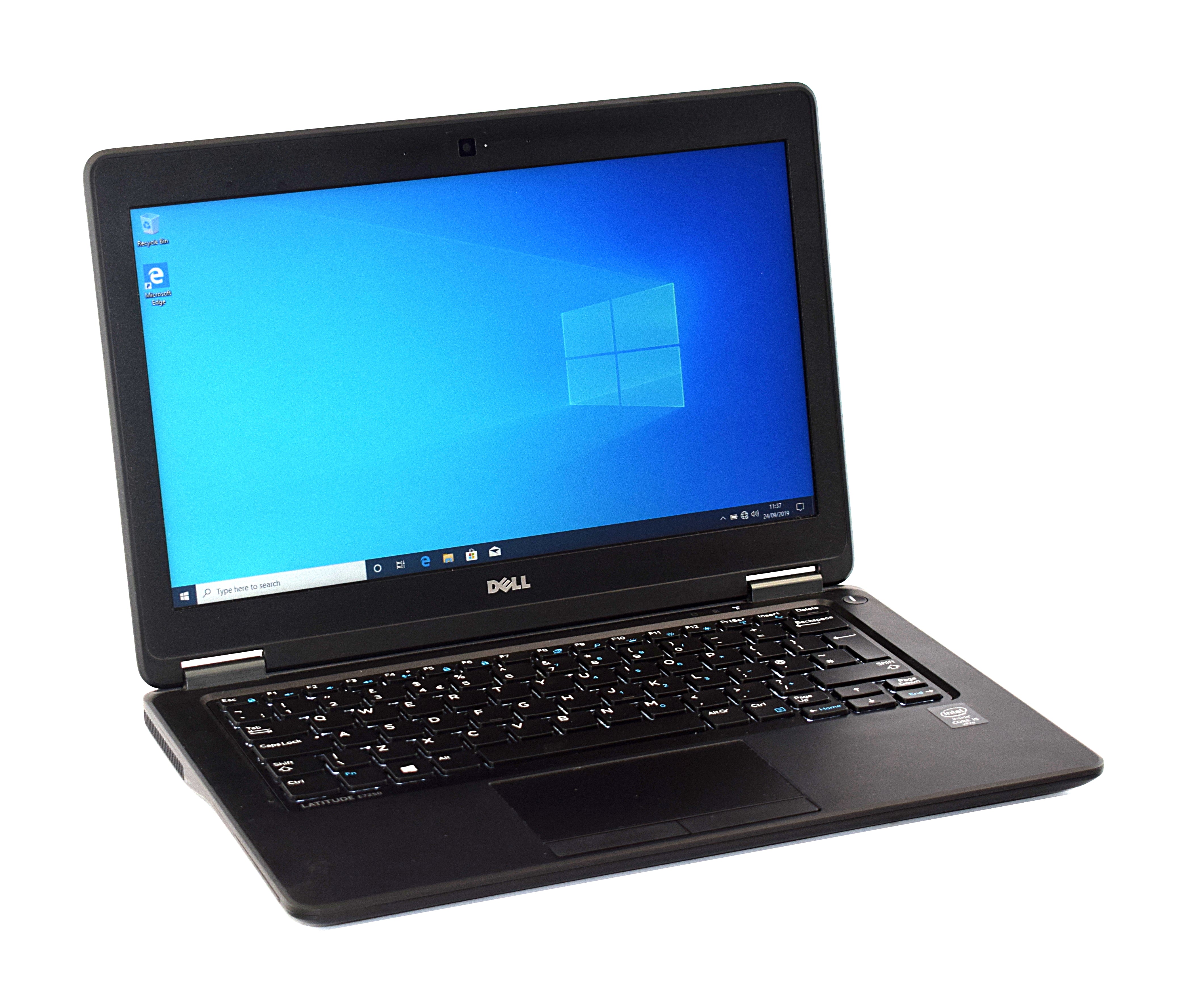 Dell Latitude E7250 Laptop, 12.5" i7 5th Gen, 8GB RAM, 128GB SSD