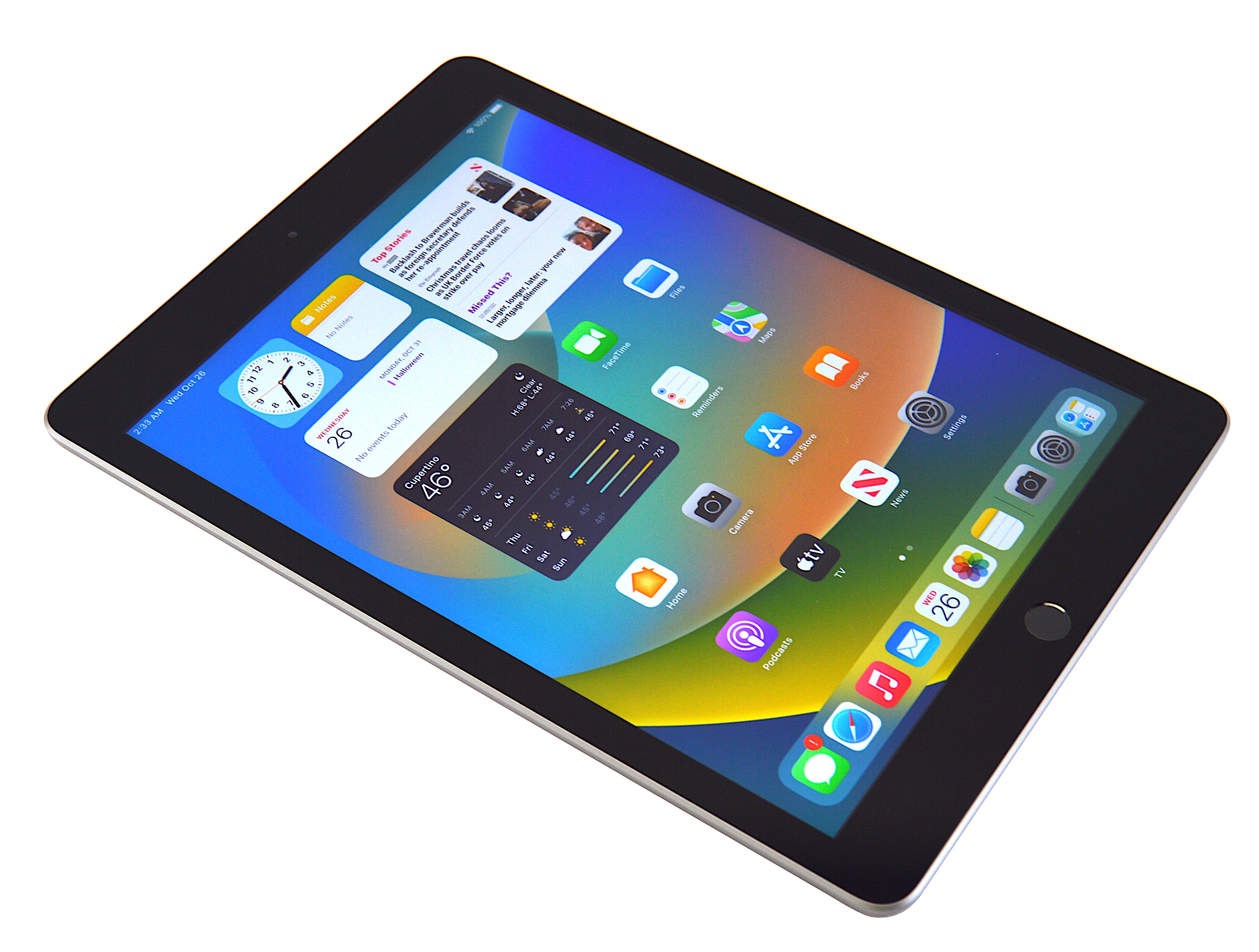 Apple iPad 6th Generation Tablet, 32GB, Wi-Fi, Space Gray, A1893