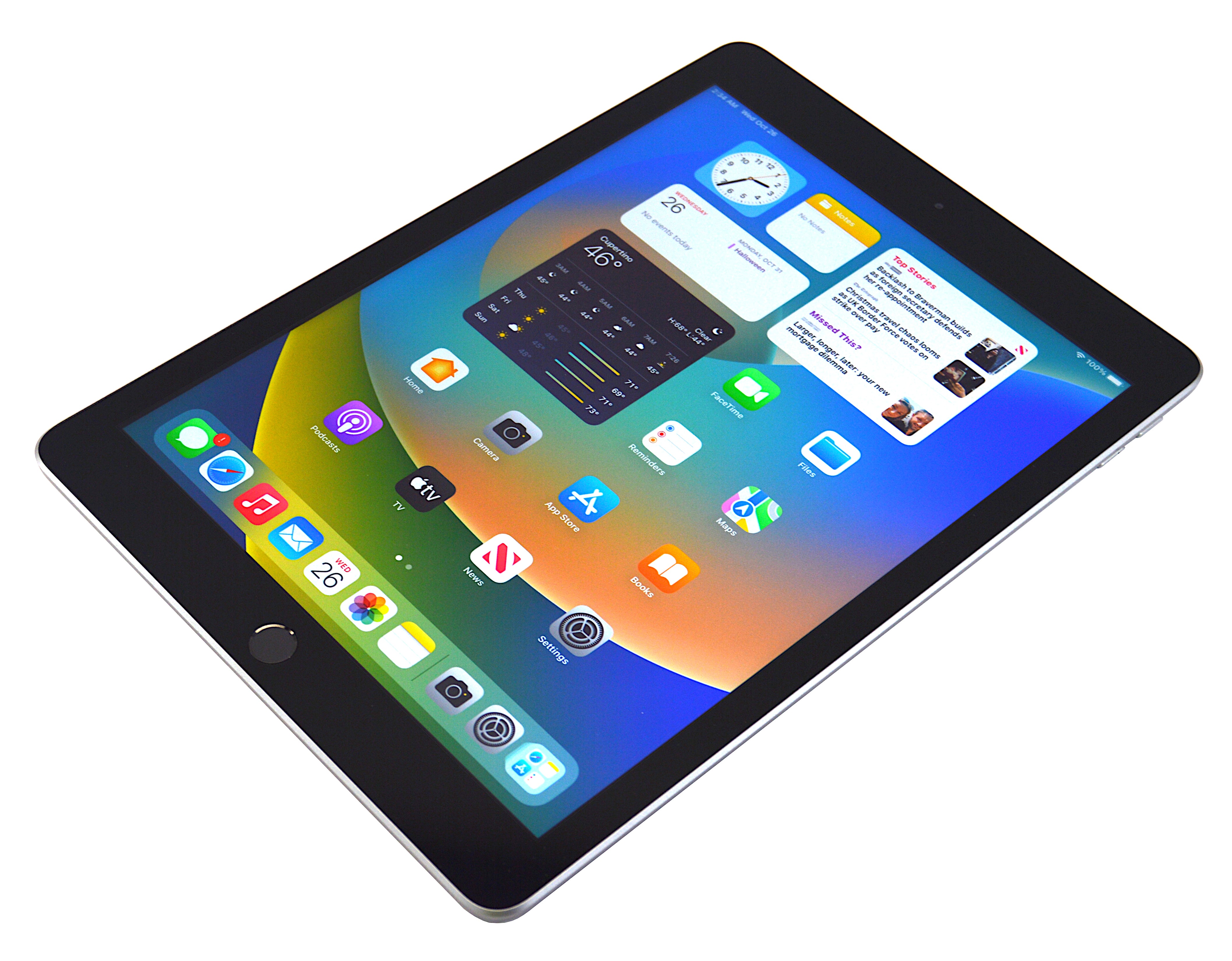 Apple iPad 6th Generation Tablet, 32GB, Wi-Fi, Space Grey, A1893