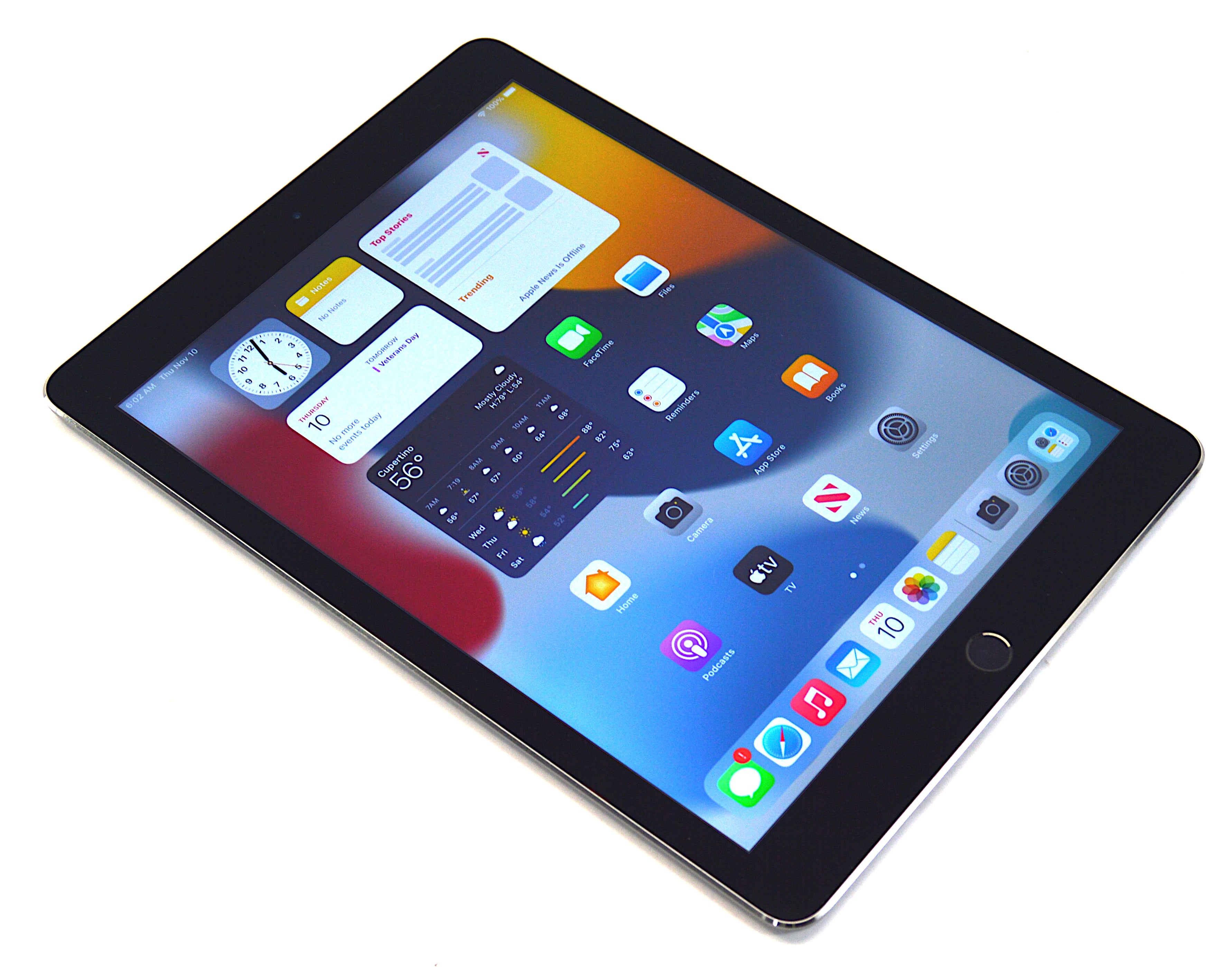 Apple iPad Air 2 Tablet, 16GB, WiFi, Space Grey, A1566