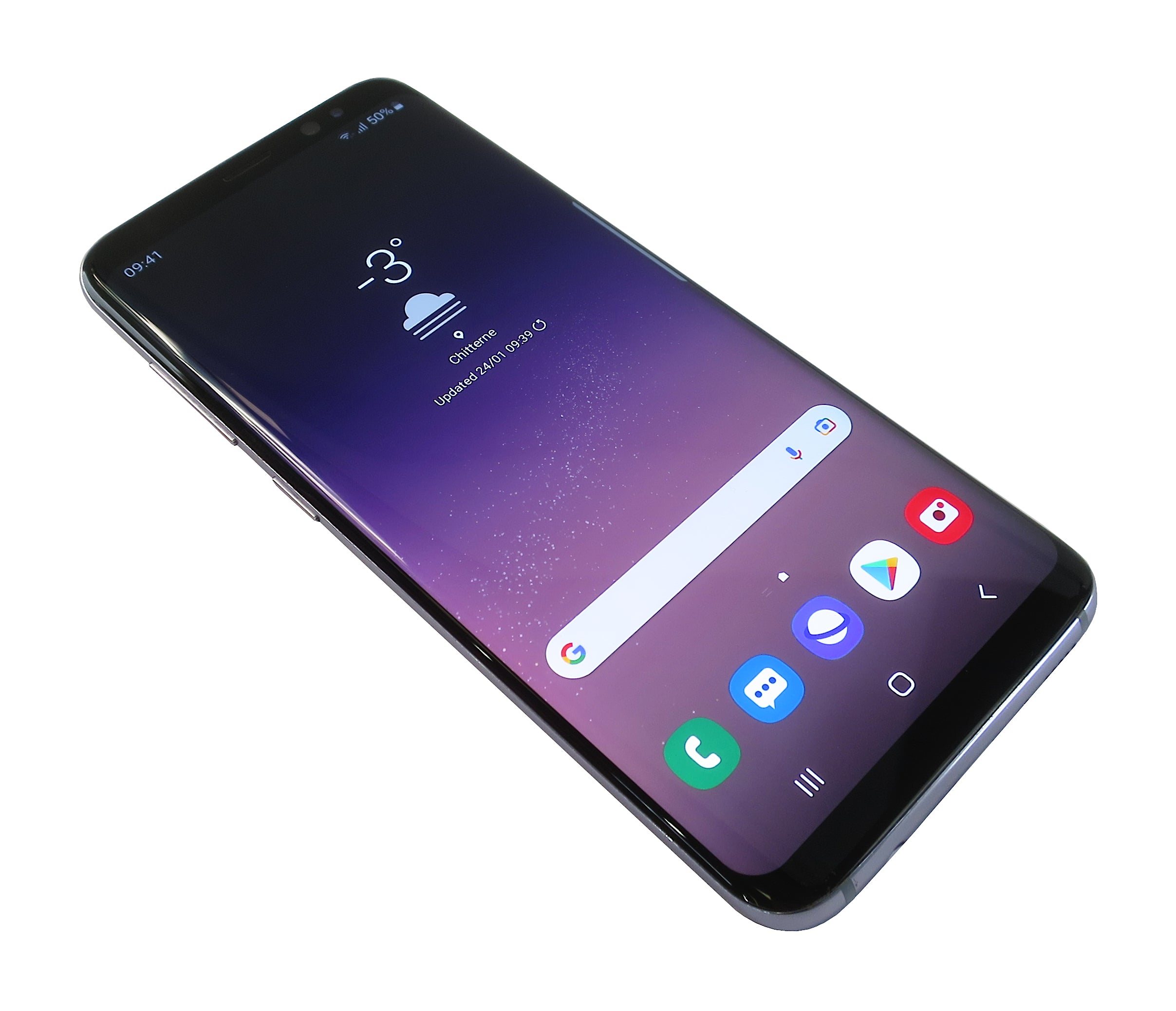 Samsung Galaxy S8 Smartphone, 64GB, Network Unlocked, Coral Blue, SM-G950F