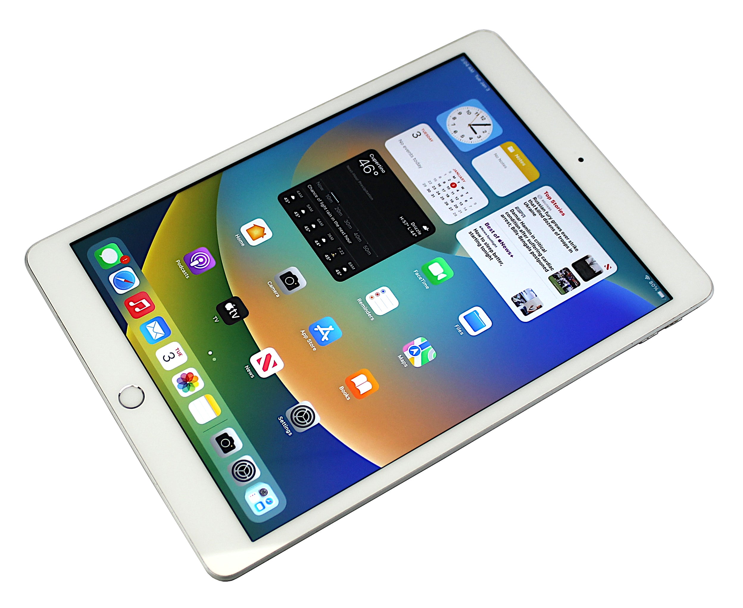 Apple iPad 7th Generation Tablet, 32GB, WiFi, Silver, A2197