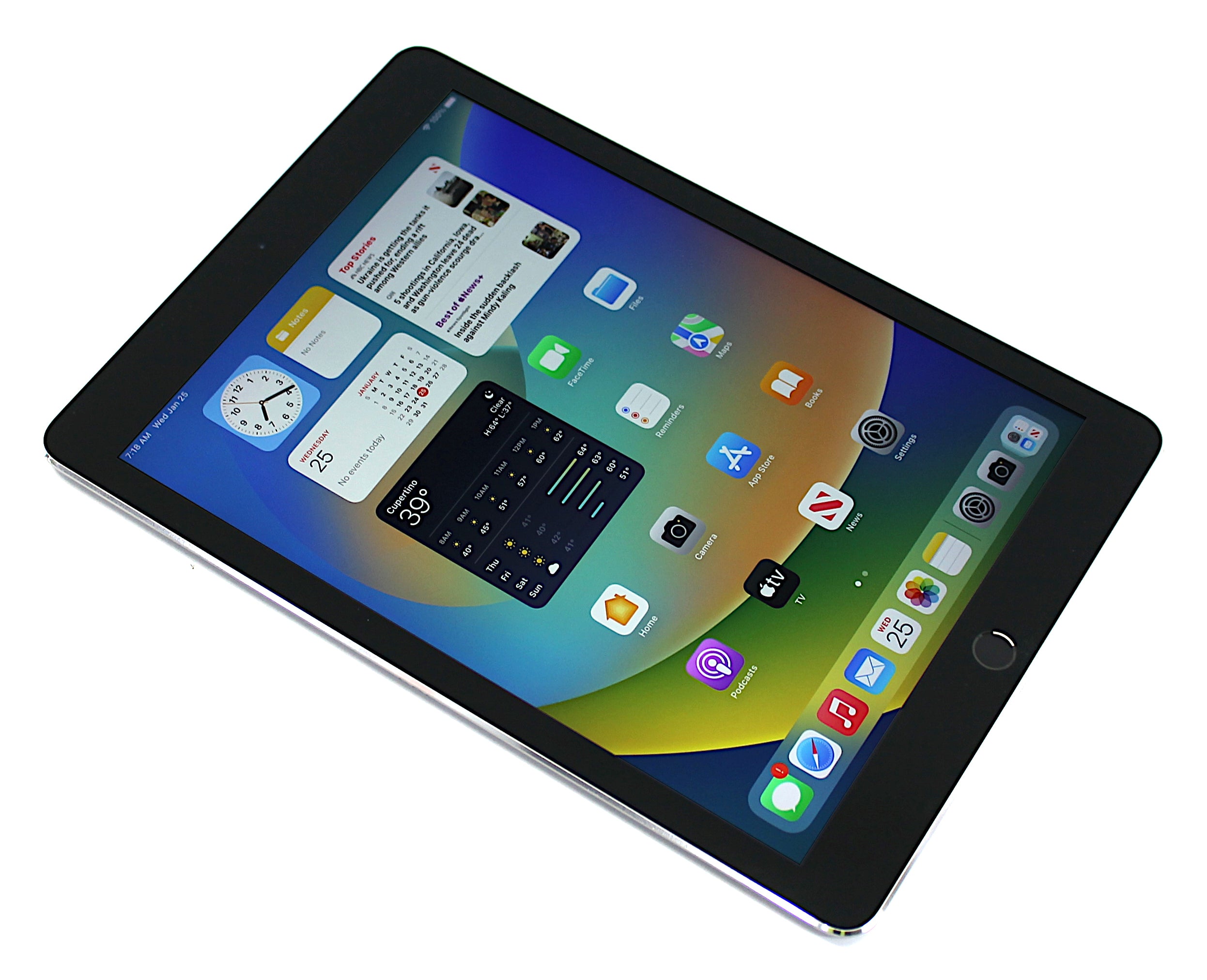 Apple iPad Pro Tablet, 9.7", 256GB, WiFi, Space Grey, A1673