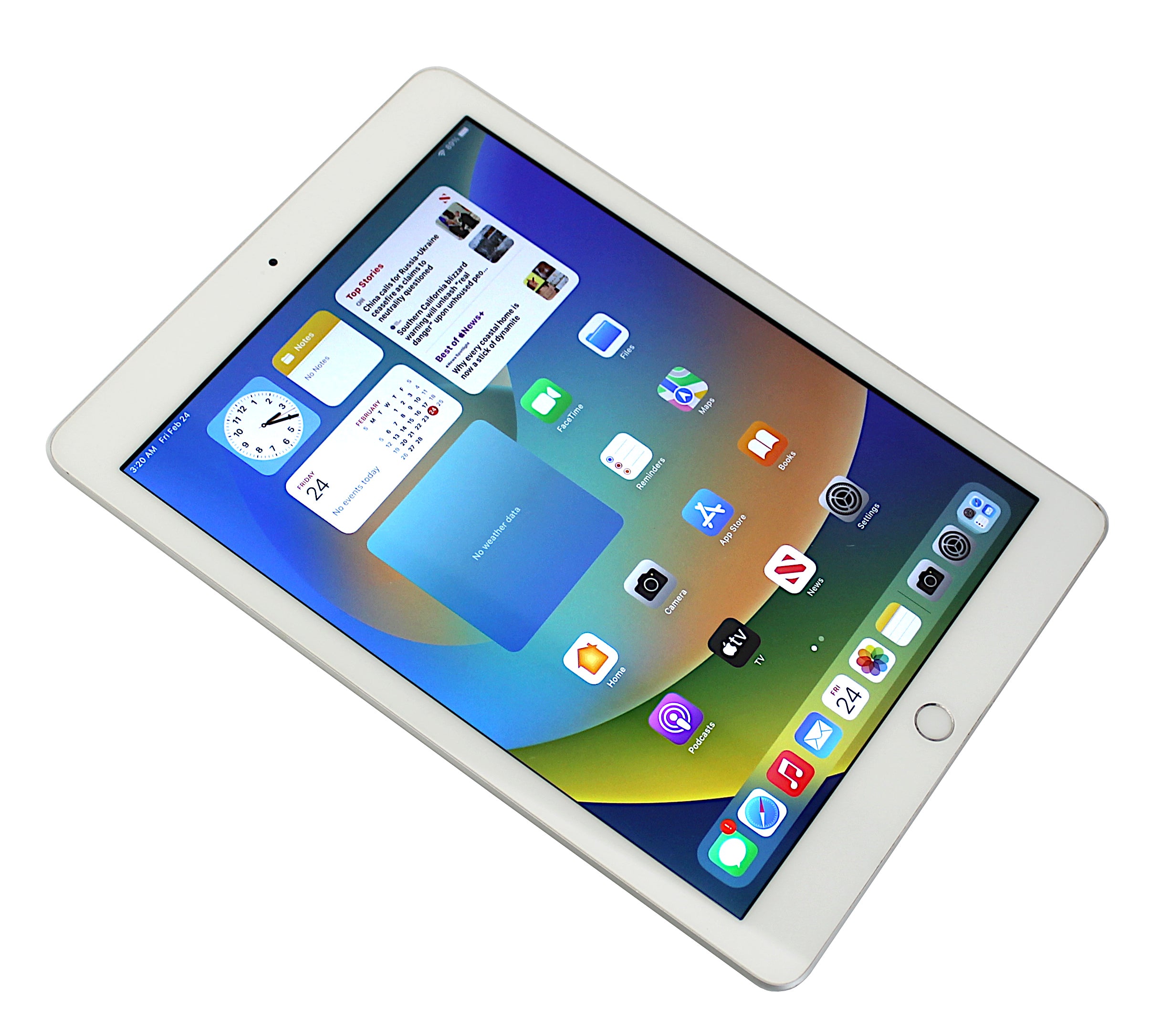 Apple iPad 6th Generation Tablet, 32GB, Wi-Fi, Silver, A1893