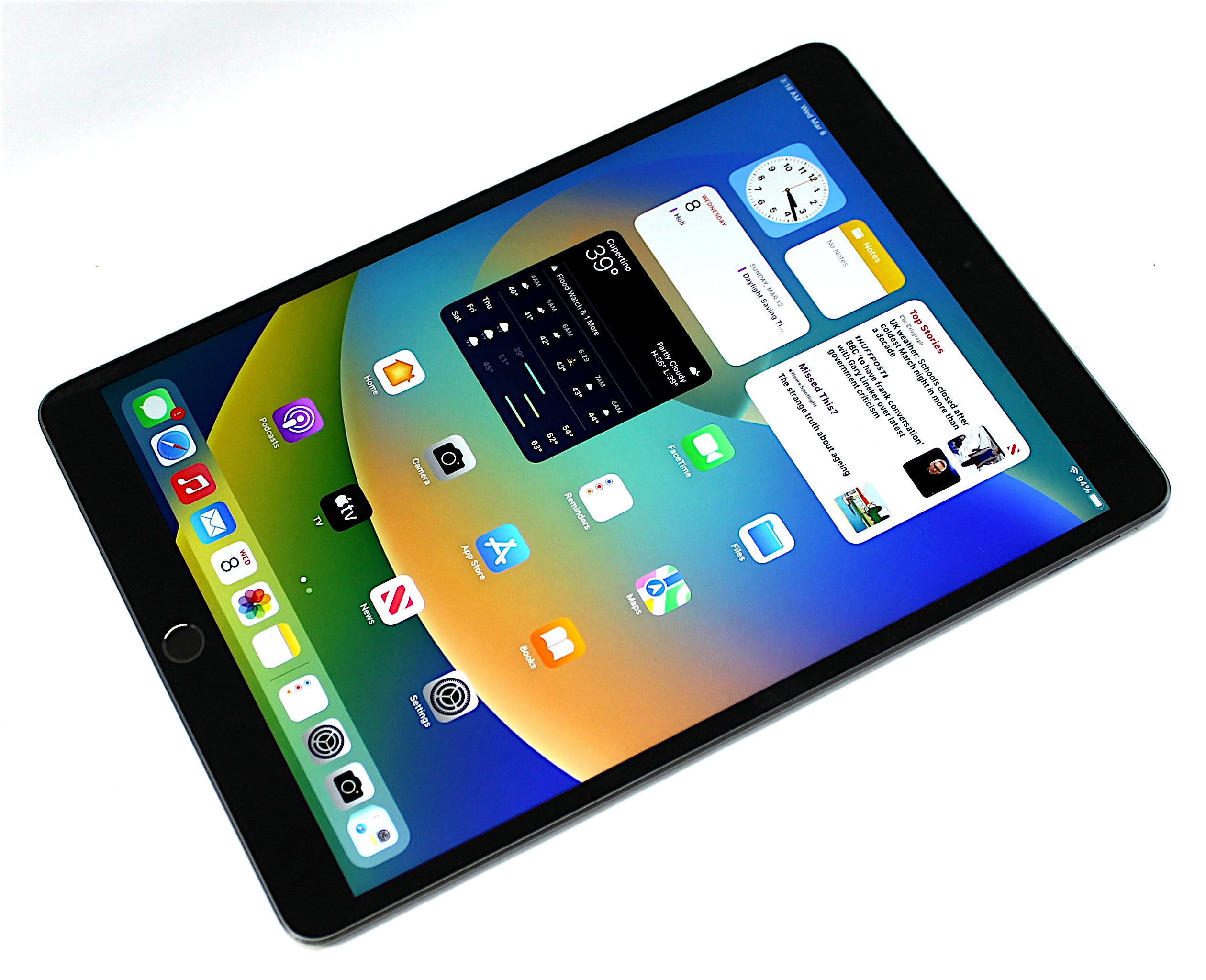Apple iPad Air 3rd Generation Tablet, 64GB, WiFi, Space Grey, A2152