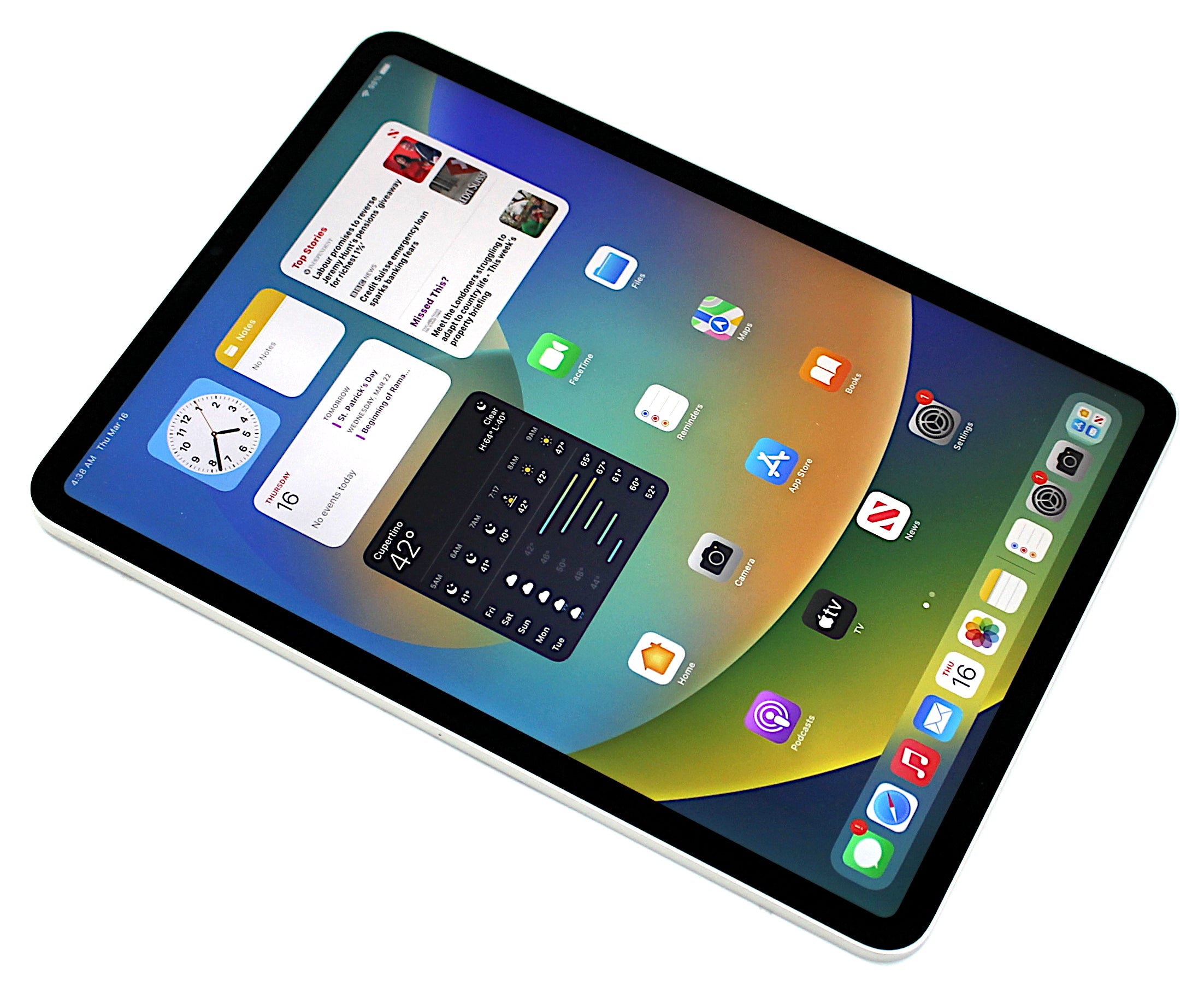 Apple iPad Pro 3rd Generation Tablet, 11" 128GB, WiFi, Silver, A2377