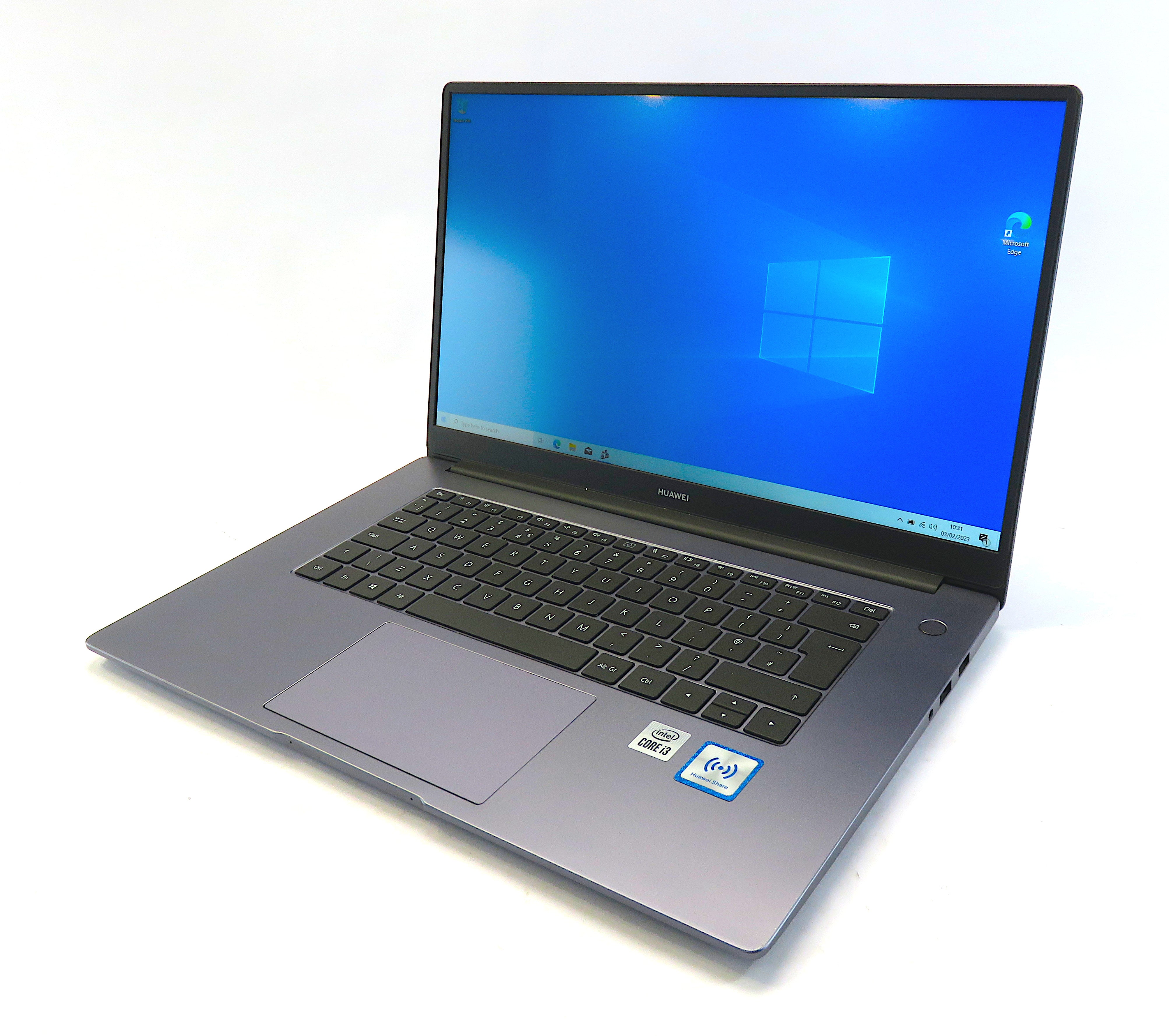HUAWEI MateBook D 15 Laptop, 15.5” Intel Core i3, 8GB RAM, 256GB SSD