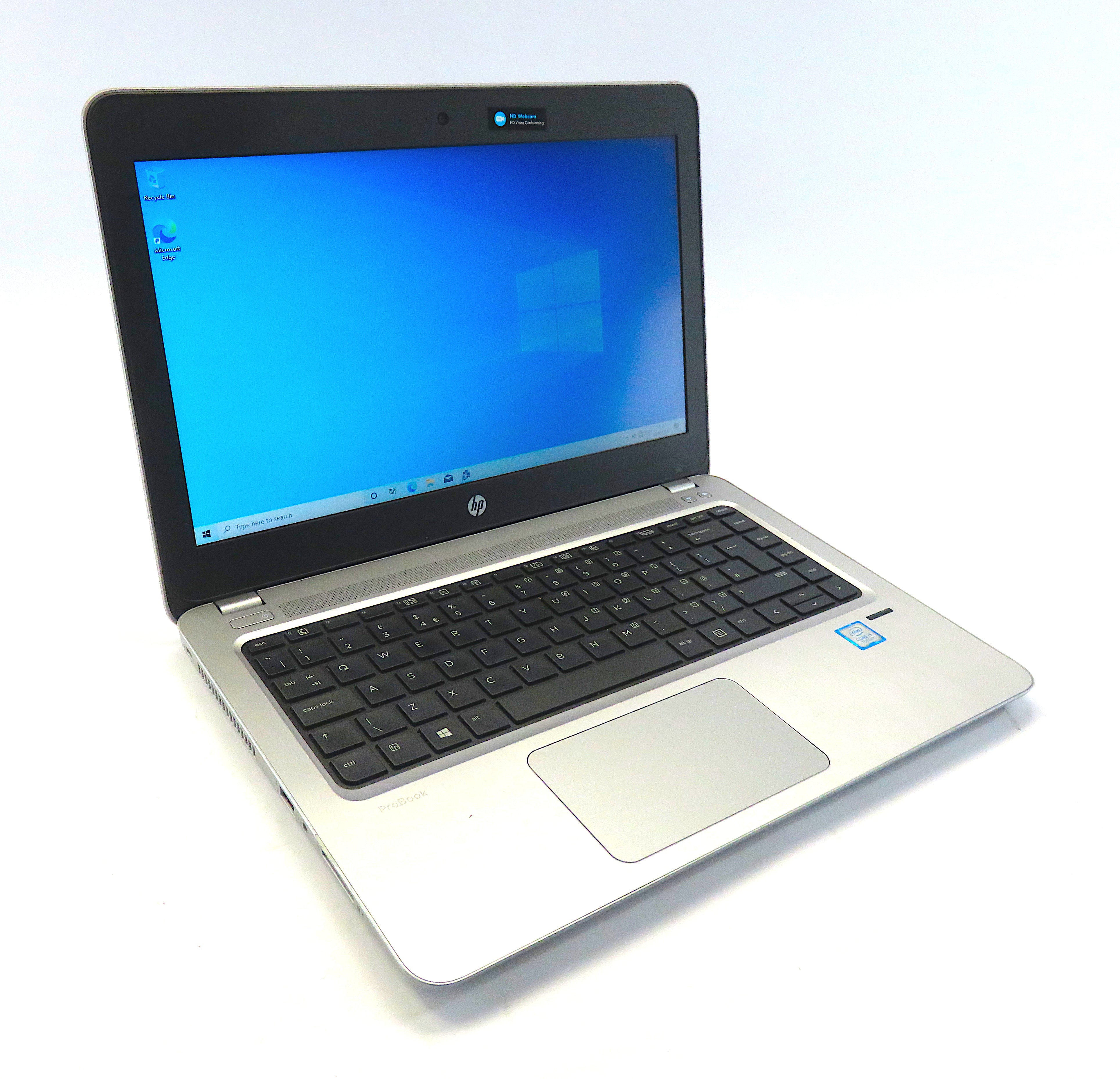 HP ProBook 430 G4 Laptop, 13.2" Core i5 7th Gen, 8GB RAM, 256GB SSD, Windows 11