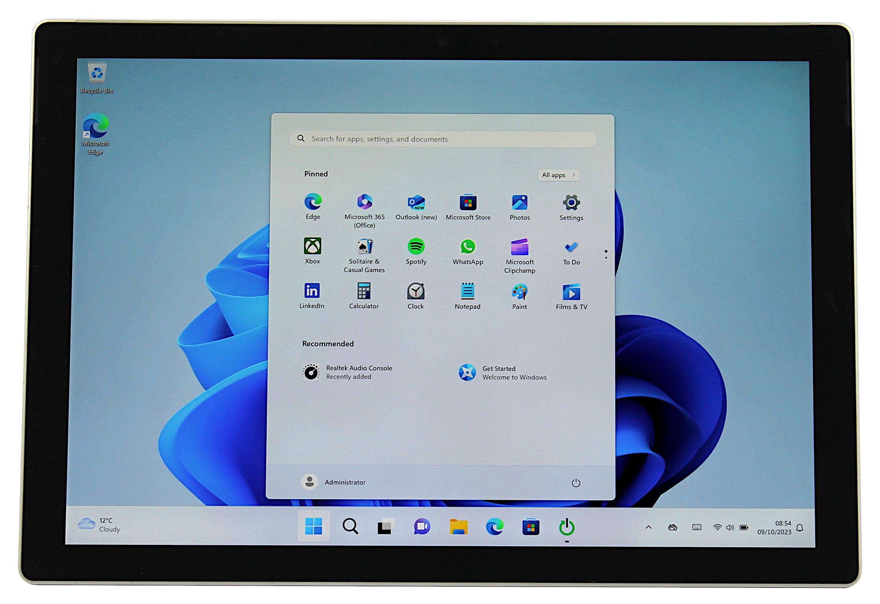 Microsoft Surface Pro 6 Tablet, Core i5, 8GB RAM, 256GB eMMC, 1796