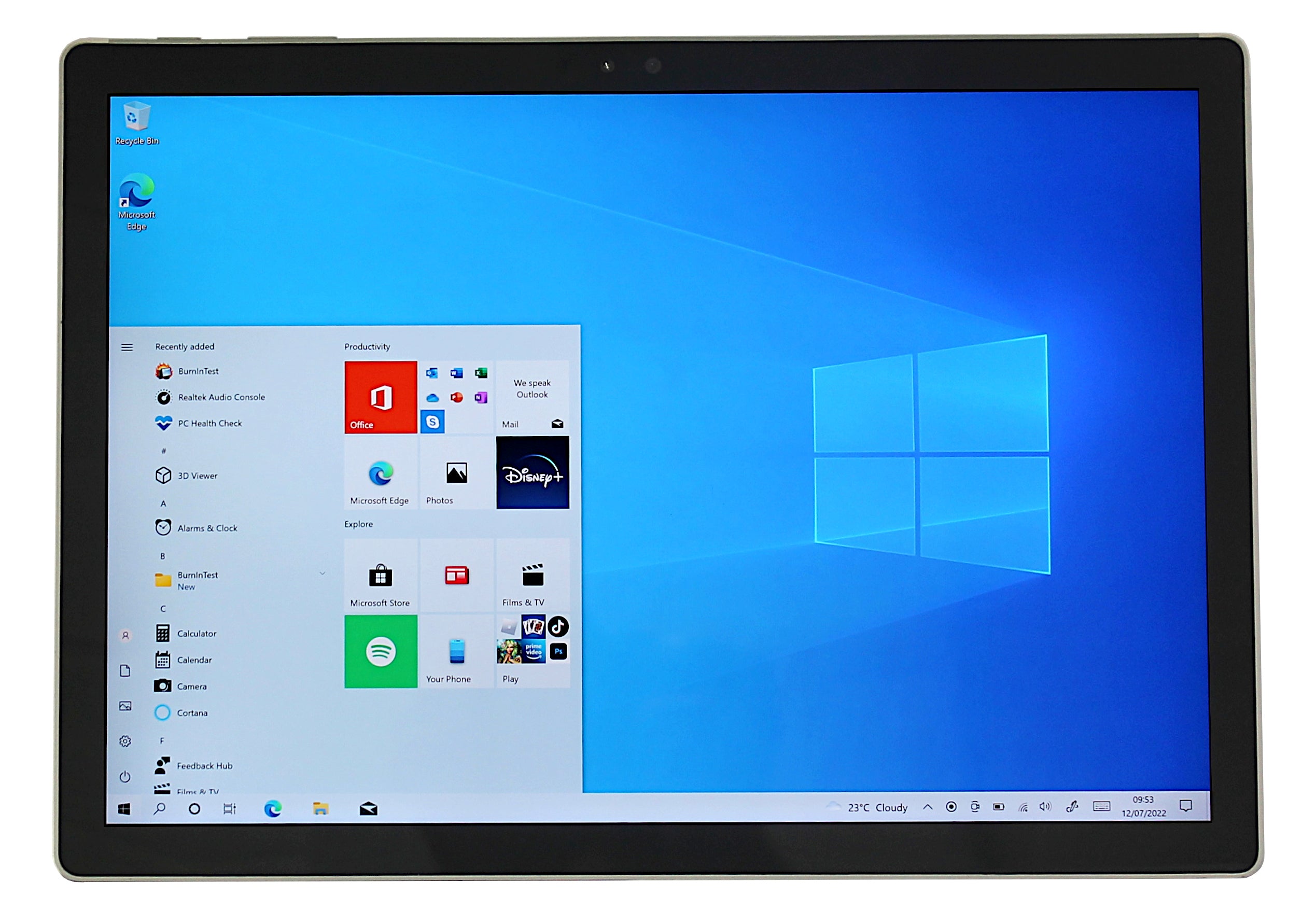 Microsoft Surface Book, 13"  Intel Core i7, 8GB RAM, 256GB SSD