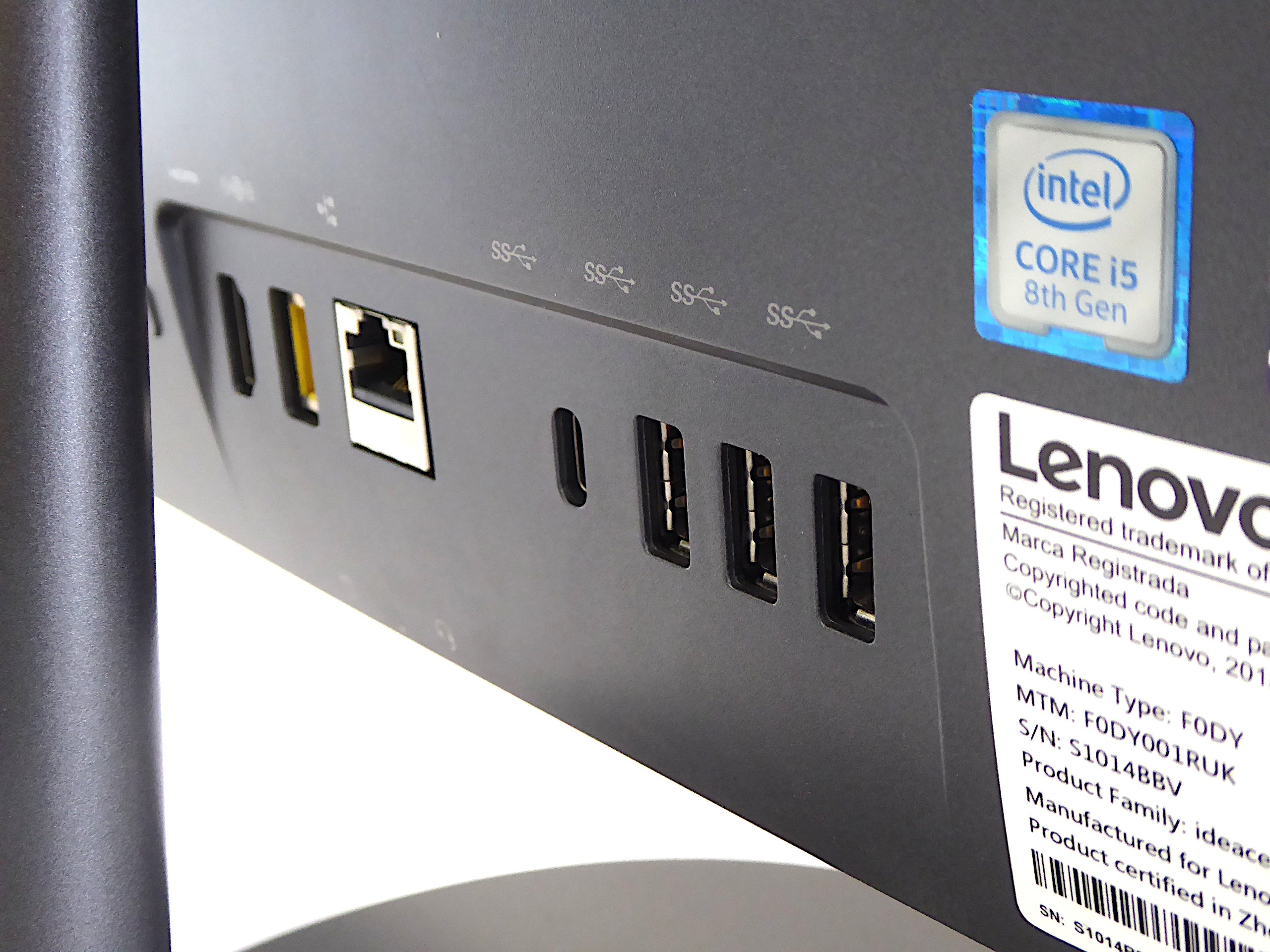 Lenovo Ideacentre 730S AiO, 23.8" Core i5 8th Gen, 8GB RAM, 256GB SSD Windows 10